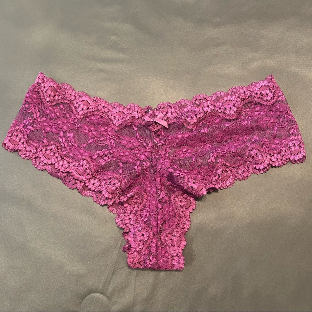 Victoria's Secret The Lacie Cheeky Hipster Purple💕💕 All Over Lace